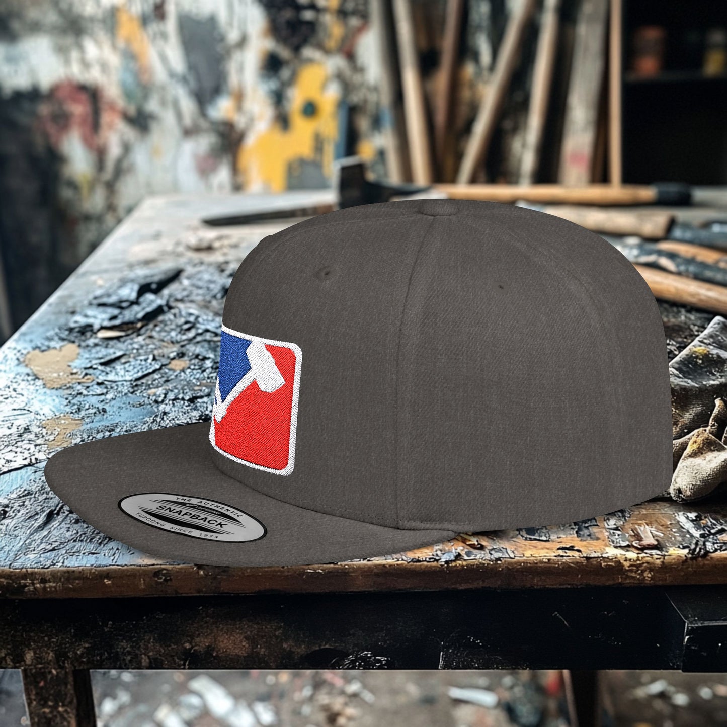 Rager League Flat Bill Snapback