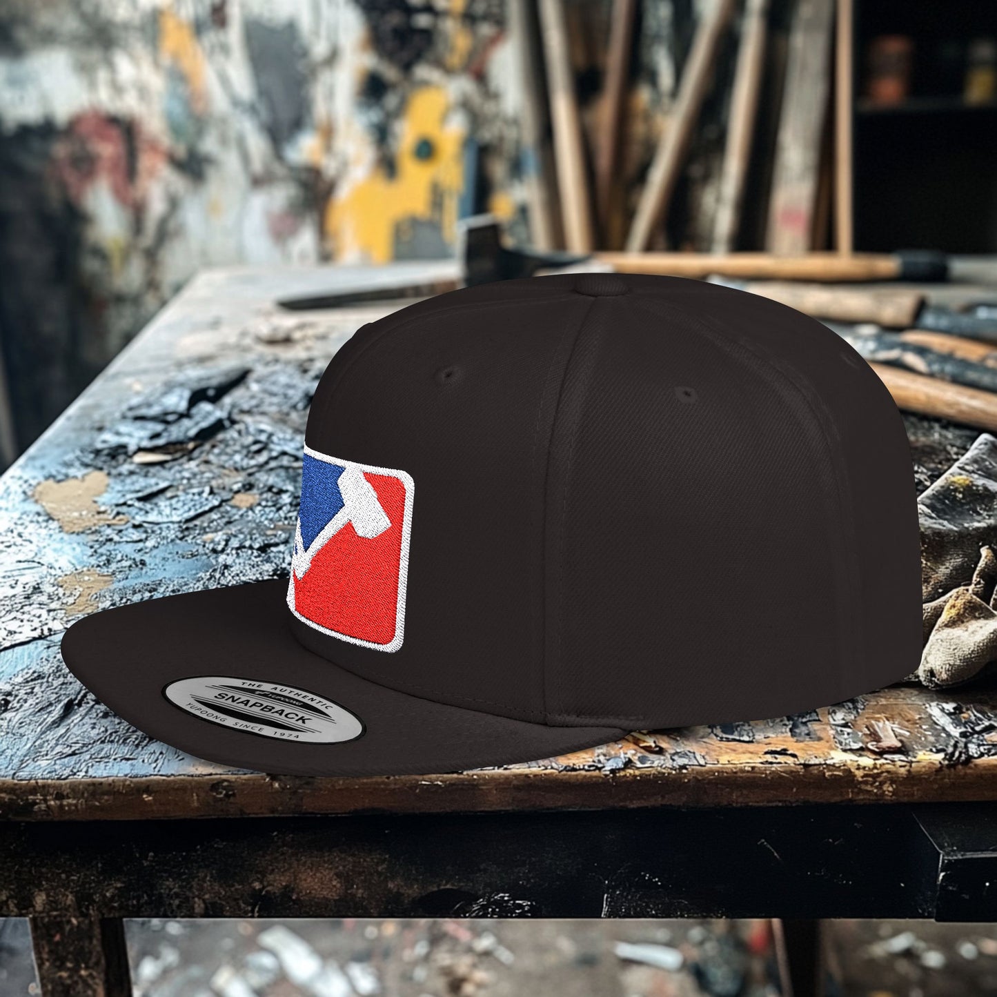 Rager League Flat Bill Snapback
