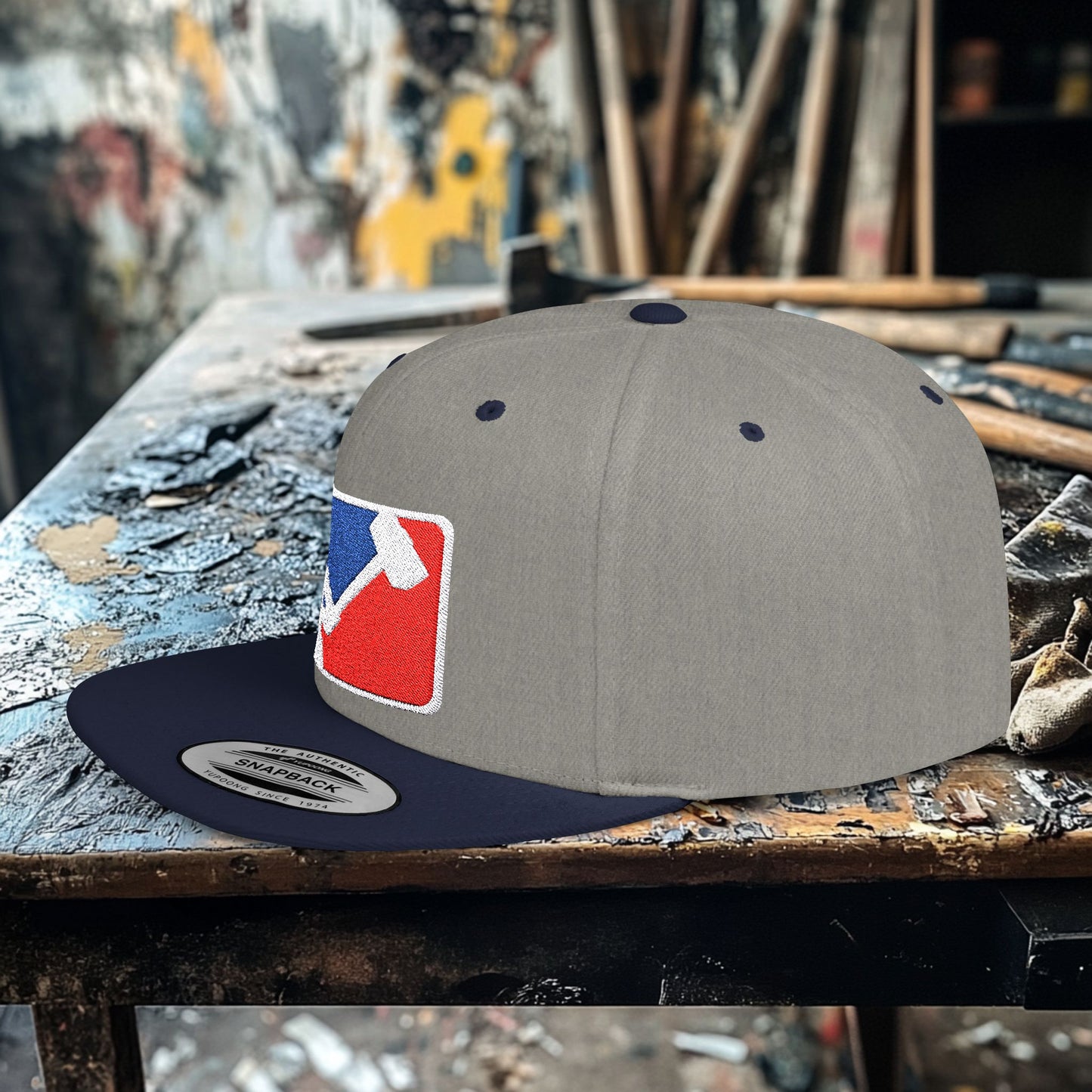 Rager League Flat Bill Snapback