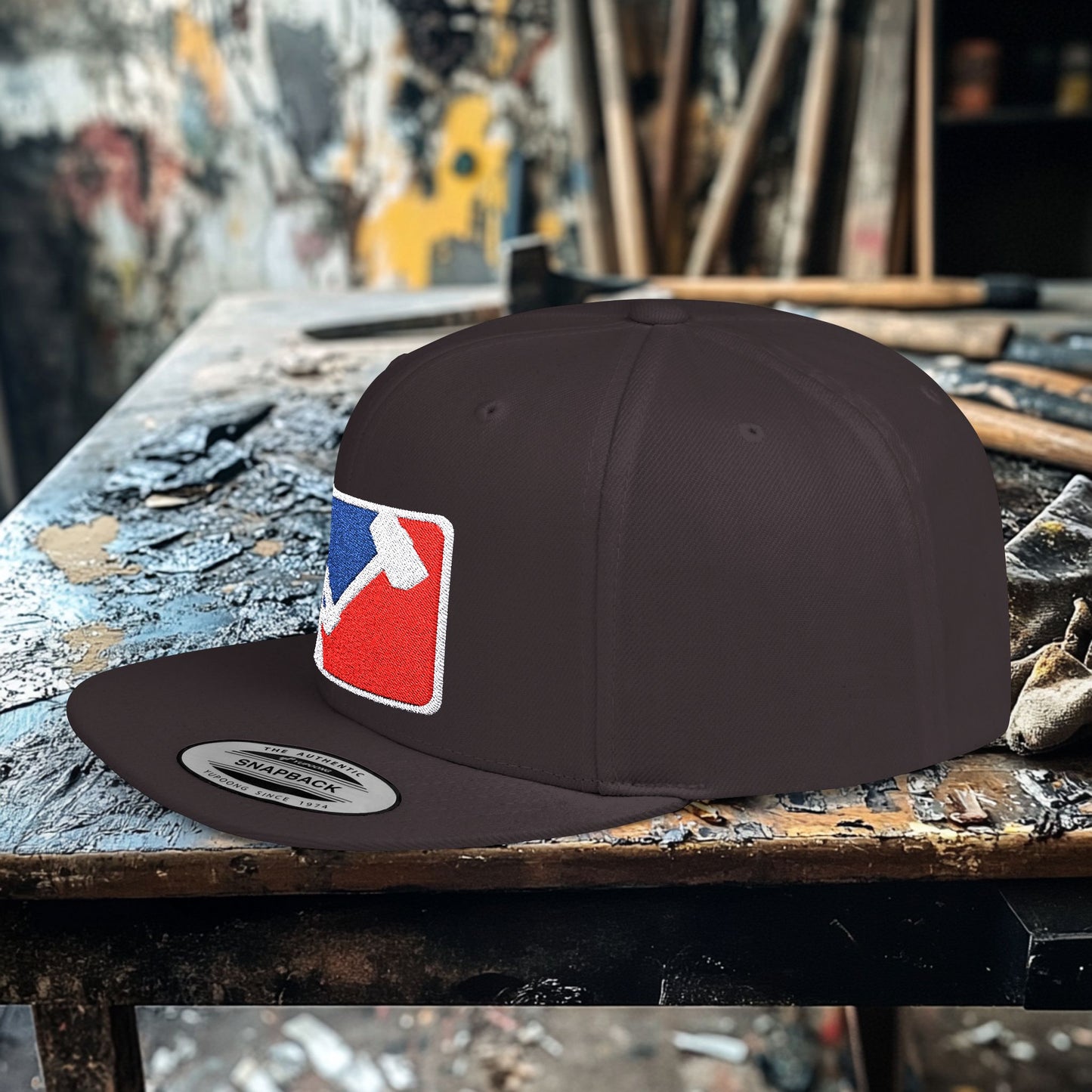 Rager League Flat Bill Snapback