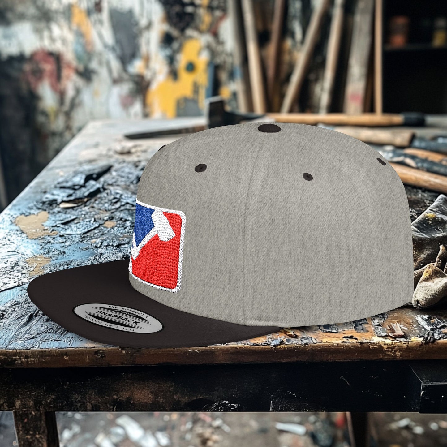 Rager League Flat Bill Snapback