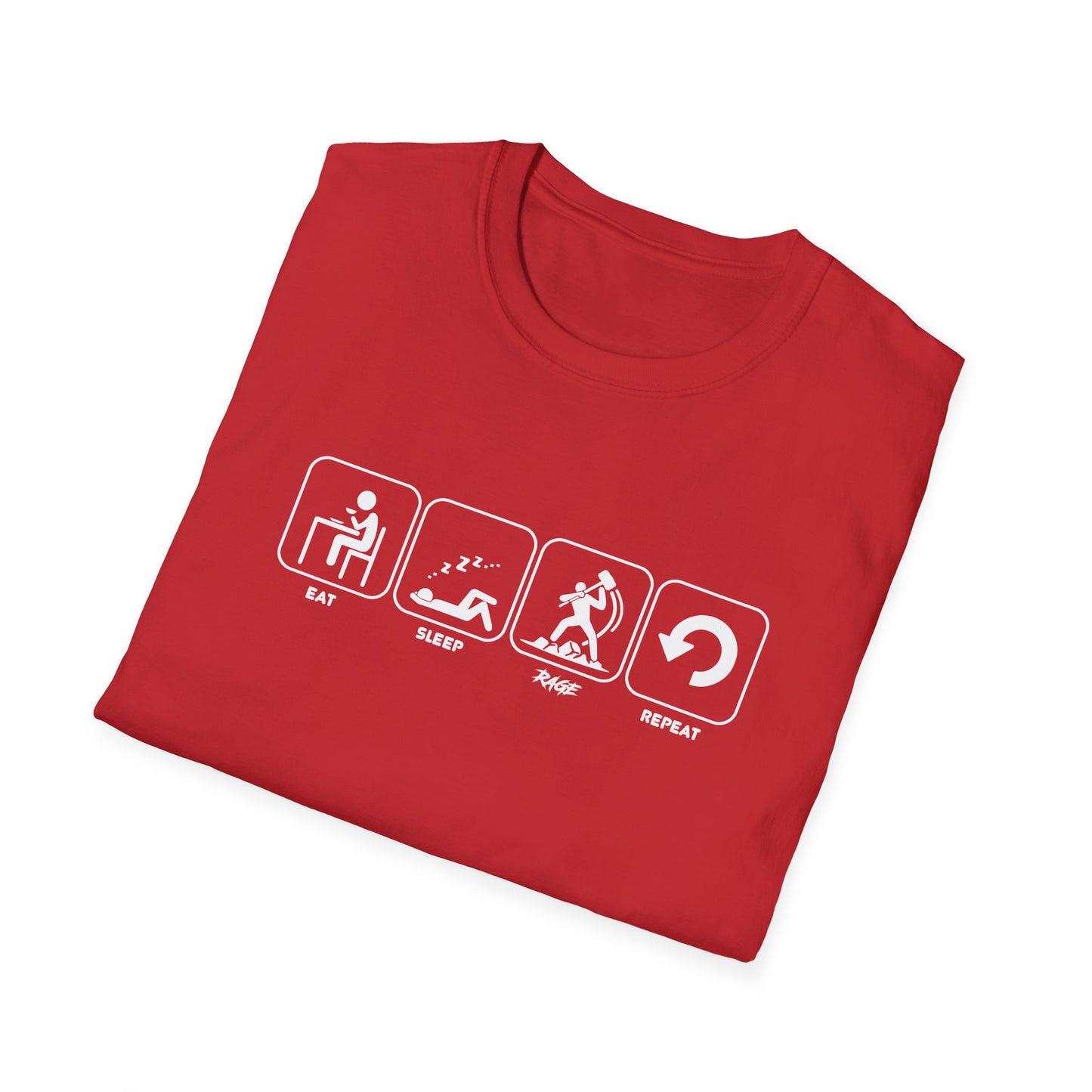 Eat Sleep Rage Repeat T-shirt