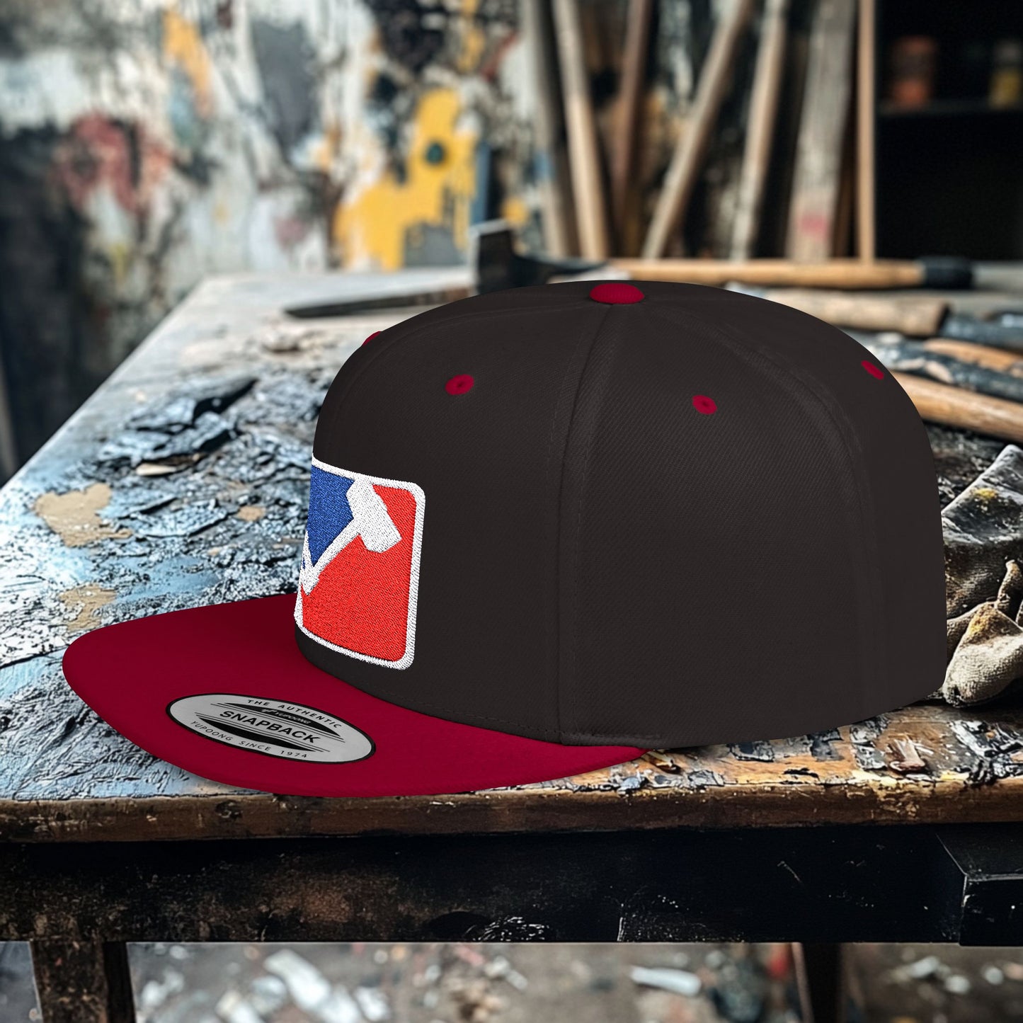 Rager League Flat Bill Snapback