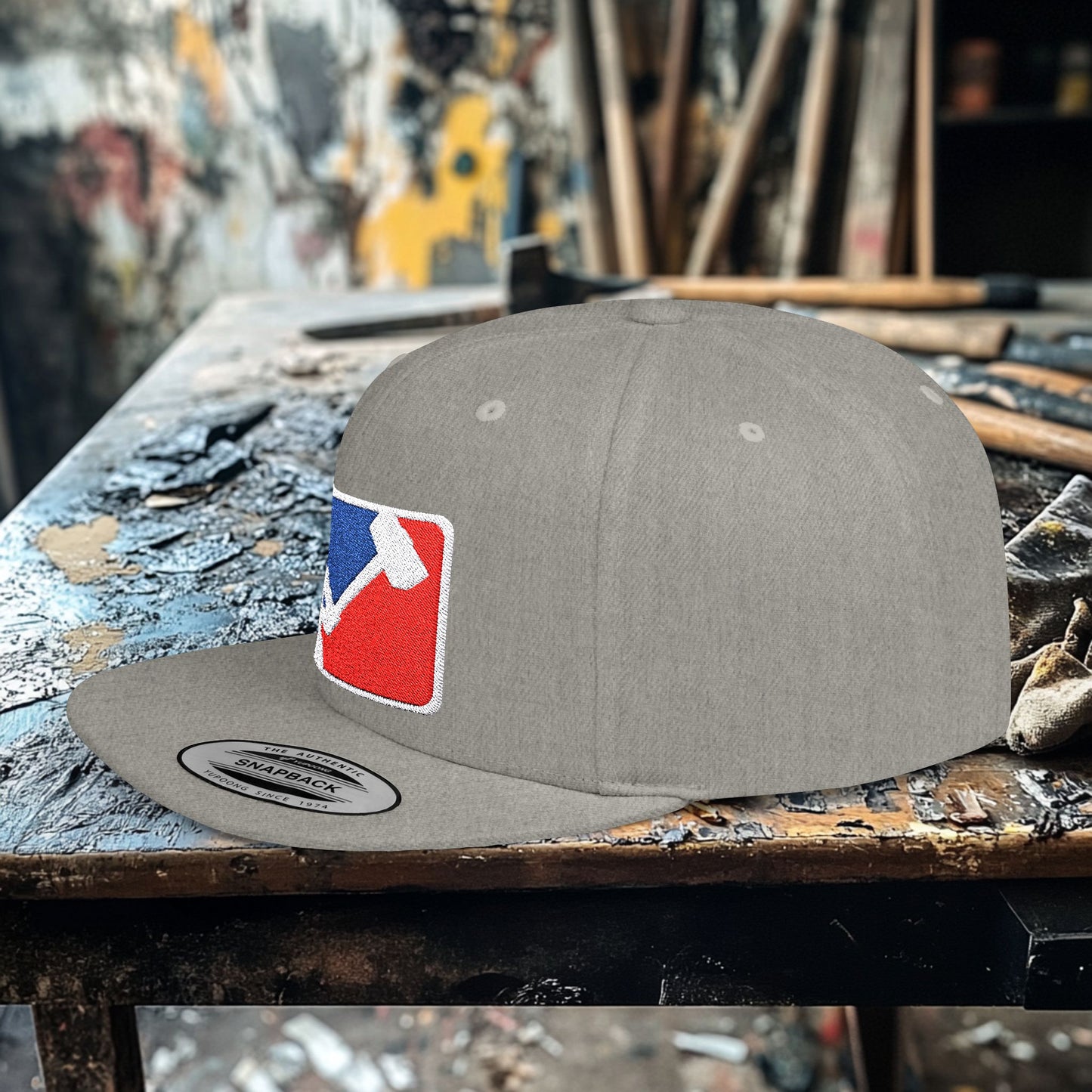 Rager League Flat Bill Snapback
