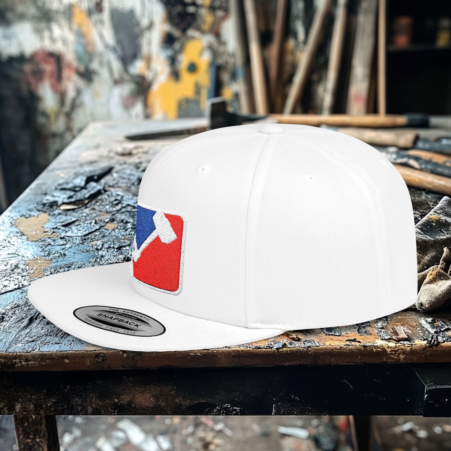 Rager League Flat Bill Snapback